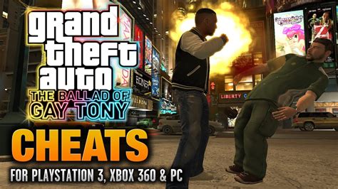 cheats ballad of gay tony|GTA IV: The Ballad of Gay Tony Cheats for Xbox 360 .